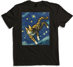 Produktbild von T-Shirt Surreal Impressionistische Katze Impressionismus Katzen Kunst
