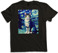 Produktbild von T-Shirt Surreal Impressionistische Katze Impressionismus Katzen Kunst