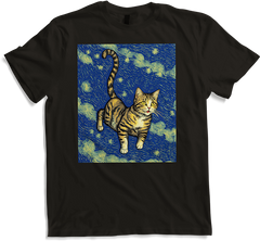 Produktbild von T-Shirt Surreal Impressionistische Katze Impressionismus Katzen Kunst
