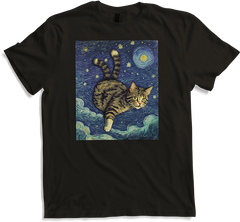 Produktbild von T-Shirt Surreal Impressionistische Katze Impressionismus Katzen Malerei Katze