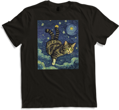 Produktbild von T-Shirt Surreal Impressionistische Katze Impressionismus Katzen Malerei Katze
