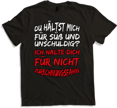 Produktbild von T-Shirt Süß und unschuldig Freche Mädchen Sprüche Teenager Spruch