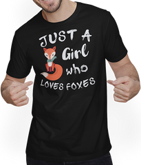 Produktbild von T-Shirt mit Mann Süßer Rotfuchs | Witziger Fuchsspruch | Geschenk für Mädchen