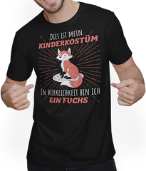Produktbild von T-Shirt mit Mann Süßes Mädchen Füchse Jungen Fuchs Spruch Kindergeburtstag