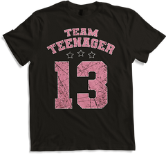 Produktbild von T-Shirt Team Teenager Spruch Teen Girl 13. Geburtstag Mädchen