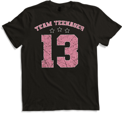 Produktbild von T-Shirt Team Teenager Spruch Teen Girl 13. Geburtstag Mädchen