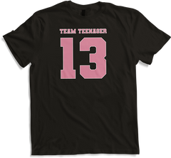 Produktbild von T-Shirt Team Teenager und Offizielles Teenager 13. Rosa Geburtstag Mädchen