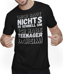 Produktbild von T-Shirt mit Mann Teenager Daheim Frecher Dad Spruch Vater Eltern Mütter Mama