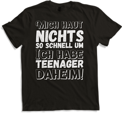 Produktbild von T-Shirt Teenager Daheim Frecher Dad Spruch Vater Eltern Mütter Mama