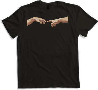 Produktbild von T-Shirt The Creation of Adam Sixtinische Chapel Buonarroti, Michelangelo