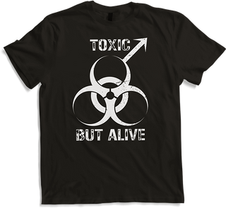 Produktbild von T-Shirt Toxic but Alive Sarkastische Ironische Männer Sprüche