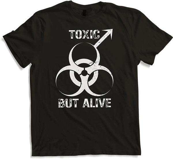 Produktbild von T-Shirt Toxic but Alive Sarkastische Ironische Männer Sprüche