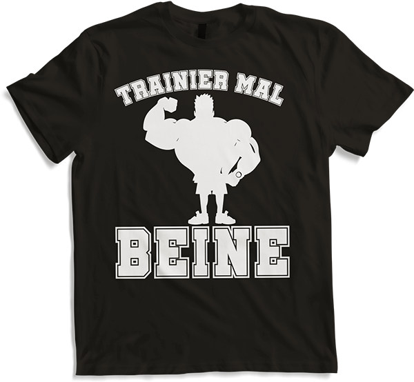 Produktbild von T-Shirt Trainier mal Beine Diskopumper Beintraining Squats Legday