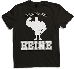 Produktbild von T-Shirt Trainier mal Beine Diskopumper Beintraining Squats Legday