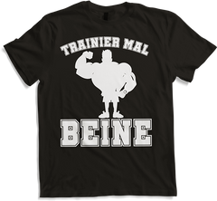 Produktbild von T-Shirt Trainier mal Beine Diskopumper Beintraining Squats Legday