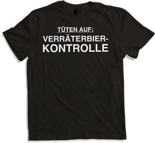 Produktbild von T-Shirt Tüten auf: Verräterbierkontrolle Konzerte Lustiges Festival