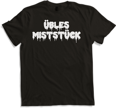 Produktbild von T-Shirt Übles Miststück Gothic Dark Wave Batcave Spruch Goth Mädchen
