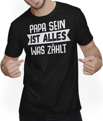 Produktbild von T-Shirt mit Mann Väter Sprüche | Stolzer Vater Spruch für Dad Papa Vatertag