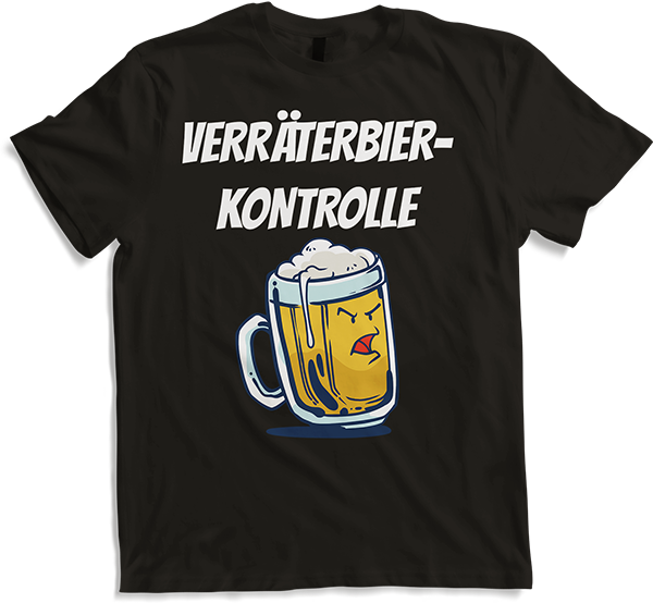 Produktbild von T-Shirt Verräterbierkontrolle Konzerte Open Air Lustiges Festival