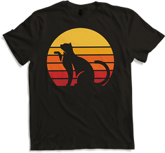 Produktbild von T-Shirt Vintage Katze | Retro Sonne | Für Katzenbesitzer