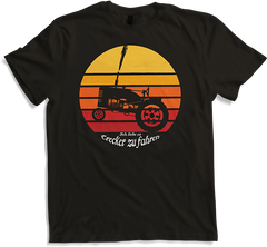 Produktbild von T-Shirt Vintage Traktor und Trecker T-Shirt - Retro Sonnenuntergang