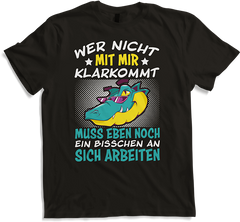 Produktbild von T-Shirt Wer nicht mit mir klarkommt Jungen Freche Alligator Sprüche