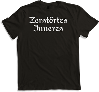 Produktbild von T-Shirt Zerstörtes Inneres Gothic Sprüche Dark Wave Batcave Gruftie