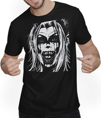 Produktbild von T-Shirt mit Mann Zombie Horror Vampir Girl Death Metal Grindcore