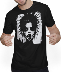 Produktbild von T-Shirt mit Mann Zombie Horror Vampir Girl Death Metal Grindcore