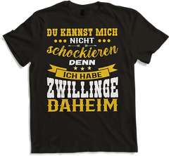 Produktbild von T-Shirt Zwillinge & Väter Sprüche Dad Papa Vatertag Vater Spruch