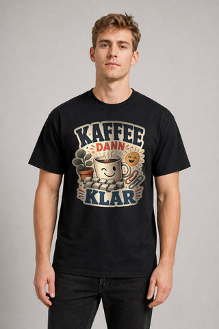 AI Model ai_male Kaffee Dann Klar Büro T-Shirt