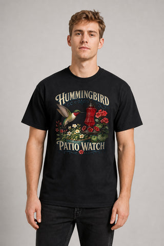 AI Model ai_male Kolibri Patio Beobachtung T-Shirt