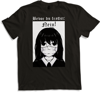 Produktbild von T-Shirt Bevor Du fragst: Nein Gothic Batcave Horror Anime Manga