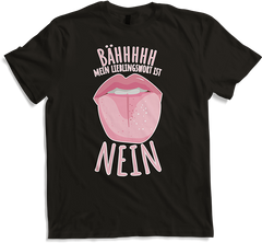 Bäh Lieblingswort Nein Zunge raus frecher Spruch Teenager