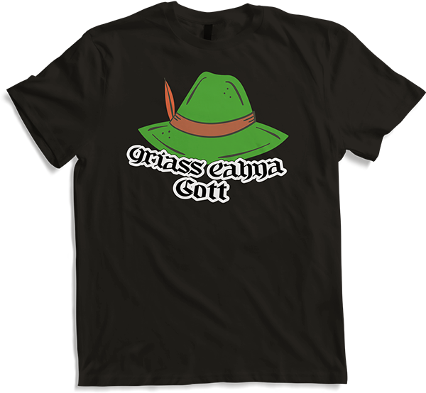 Produktbild von T-Shirt griaß eahna Gott | Bayerische Begrüßung | Witziger Spruch