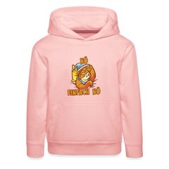 Faultier Nö einfach nö Kinder Premium Hoodie - Kristallrosa