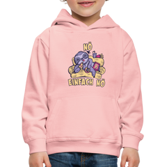 Faultier Pizza Nö einfach nö Kinder Premium Hoodie - Kristallrosa