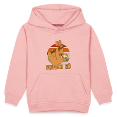 Faultier Nö Einfach Nö Kinder Premium Hoodie - Kristallrosa