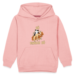 Faultier Panda Nö Einfach Nö Kinder Premium Hoodie - Kristallrosa