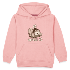 Faultier Schlafmütze Nö Einfach Nö Kinder Premium Hoodie - Kristallrosa