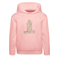 Faultier Faultierstapel Nö Einfach Nö Kinder Premium Hoodie - Kristallrosa
