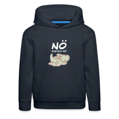 Drache Nö Einfach Nö Kinder Premium Hoodie - Navy