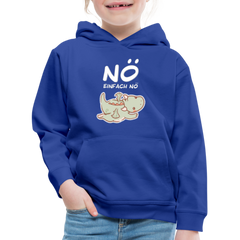 Drache Nö Einfach Nö Kinder Premium Hoodie - Royalblau