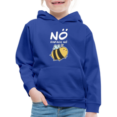 Hummel Nö Einfach Nö Kinder Premium Hoodie - Royalblau