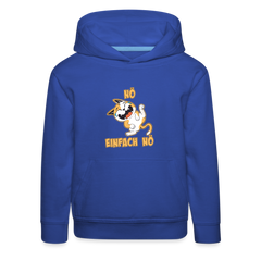 Katze Nö Einfach Nö Kinder Premium Hoodie - Royalblau