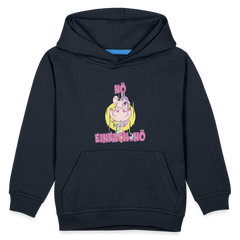 Furzendes Einhorn Nö Einfach Nö Kinder Premium Hoodie - Navy