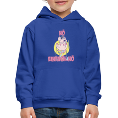 Furzendes Einhorn Nö Einfach Nö Kinder Premium Hoodie - Royalblau