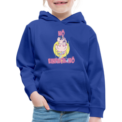 Furzendes Einhorn Nö Einfach Nö Kinder Premium Hoodie - Royalblau