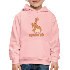 Corgi Popo: Nö Einfach Nö Kinder Premium Hoodie - Kristallrosa