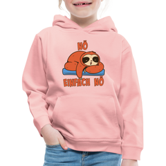 Faultier Nö Einfach Nö Kinder Premium Hoodie - Kristallrosa